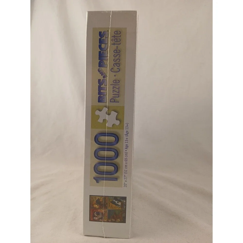 Bits and Pieces 1000 Piece Jigsaw Puzzle-Dog Seeds-NEW/SEALED!